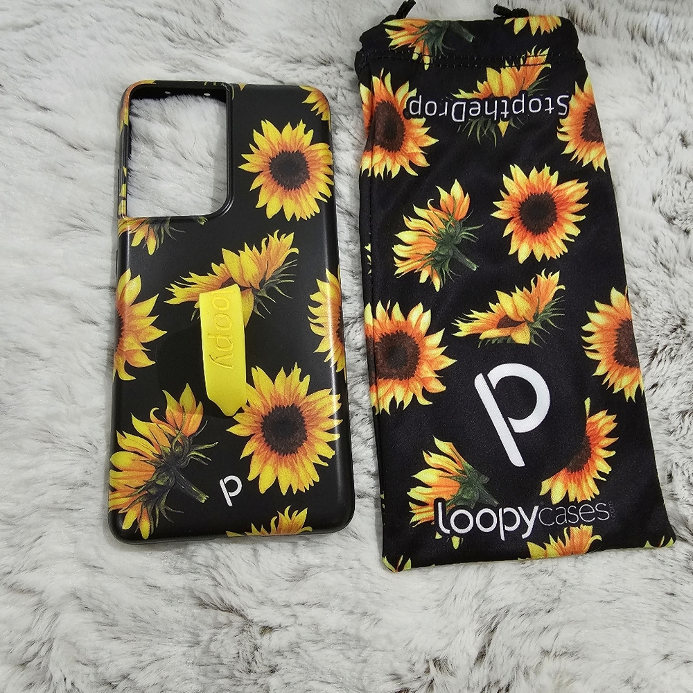 Loopy Samsung S21 Ultra Case- Sunflower
